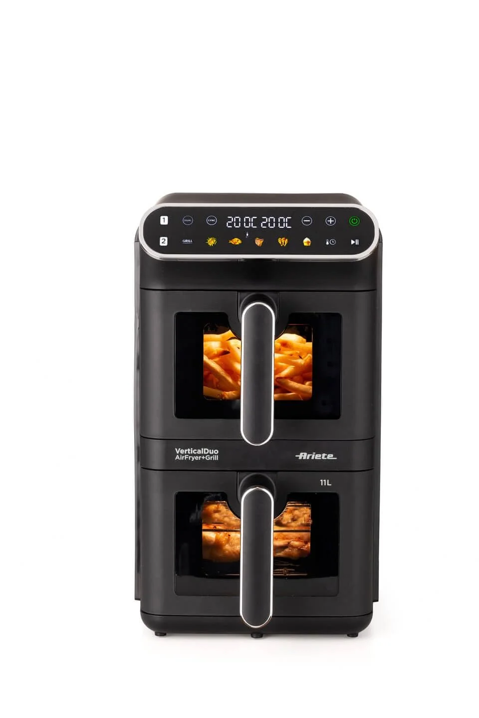 Мультипіч Ariete 4640/00 Vertical DUO 2460Вт 11л 6 програм функція гриля до 200°C, фото №4 Мультипіч Ariete 4640/00 Vertical DUO 2460Вт 11л 6 програм функція гриля до 200°C, фото №4