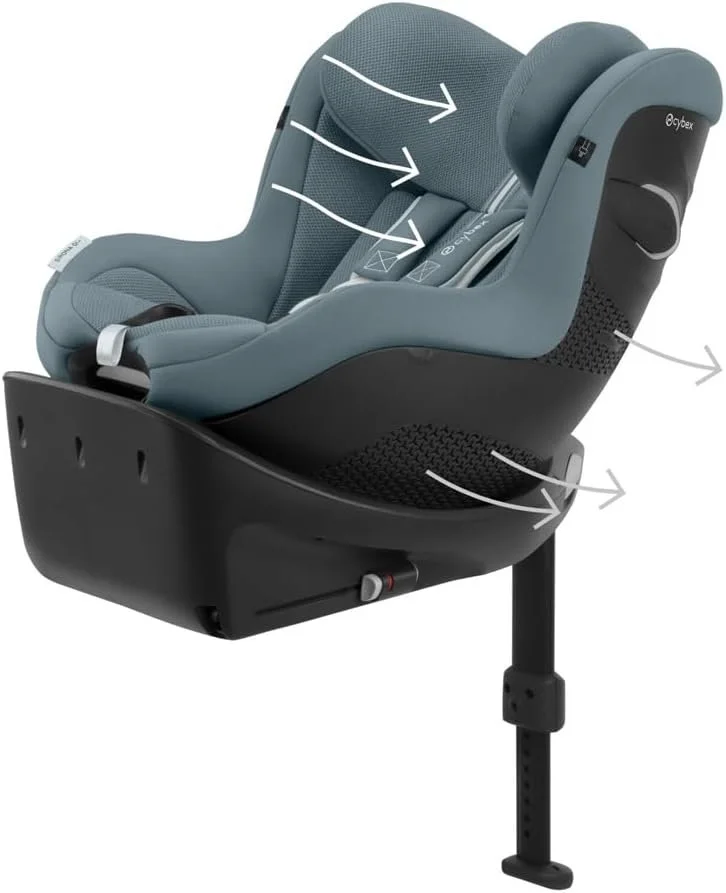 Дитяче автокрісло CYBEX Gold Sirona G i-Size Plus від 3 місяців до 4 років 20 кг, фото №5 Дитяче автокрісло CYBEX Gold Sirona G i-Size Plus від 3 місяців до 4 років 20 кг, фото №5