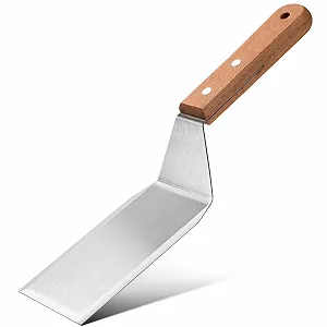 Купить Лопатка из нержавеющей стали с деревянной ручкой 11 x 2.7 дюймов Серебристый - Фото 1 Лопатка из нержавеющей стали с деревянной ручкой 11 x 2.7 дюймов Серебристый - Фото 1