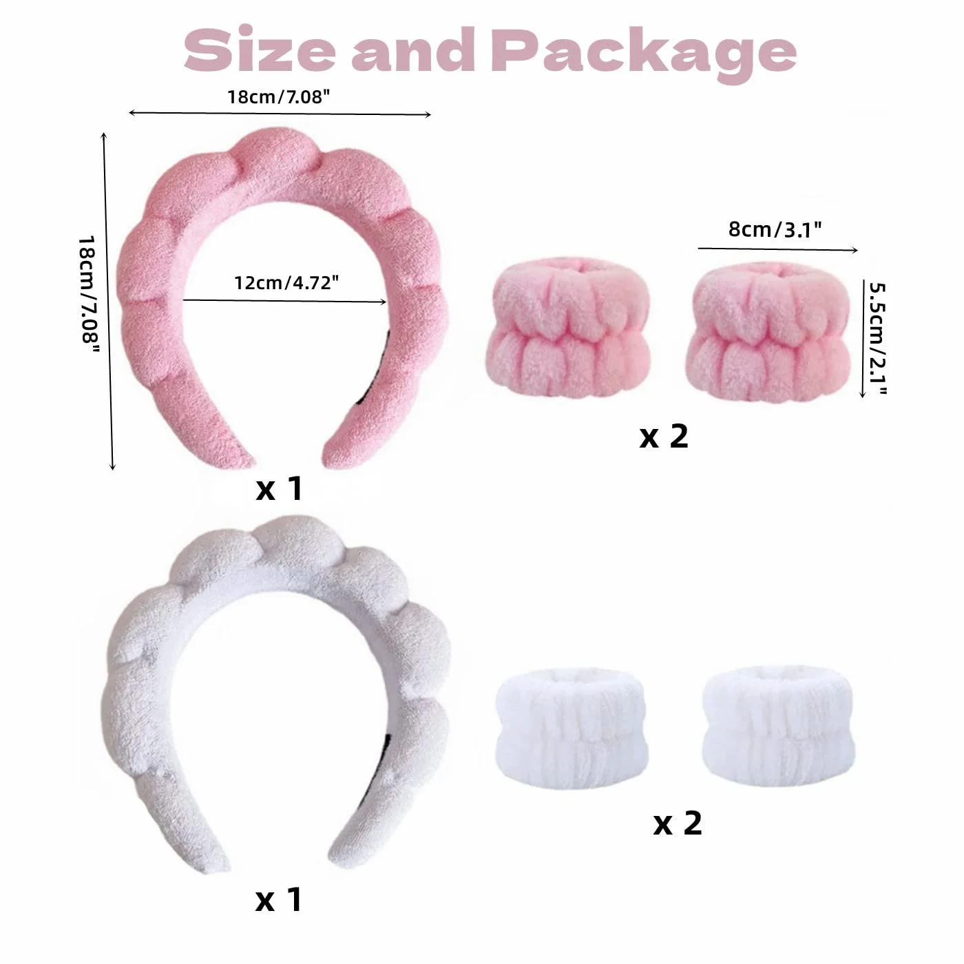 Набір обручів для обличчя, фото №7