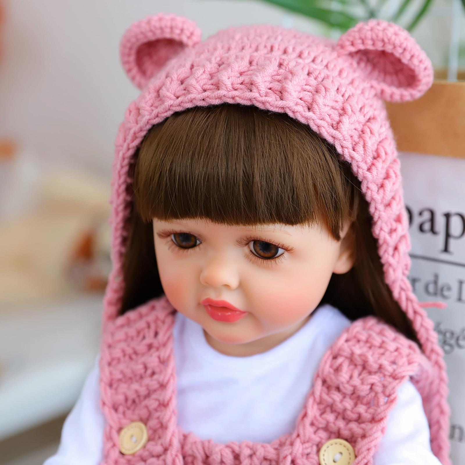 Кукла Binxing Yts Reborn Baby 55 см Мягкий Силиконовый Винил 22 Дюйма Реалистичная Новорожденная Кукла Магнитный Рот Ручная Работа, фото №8