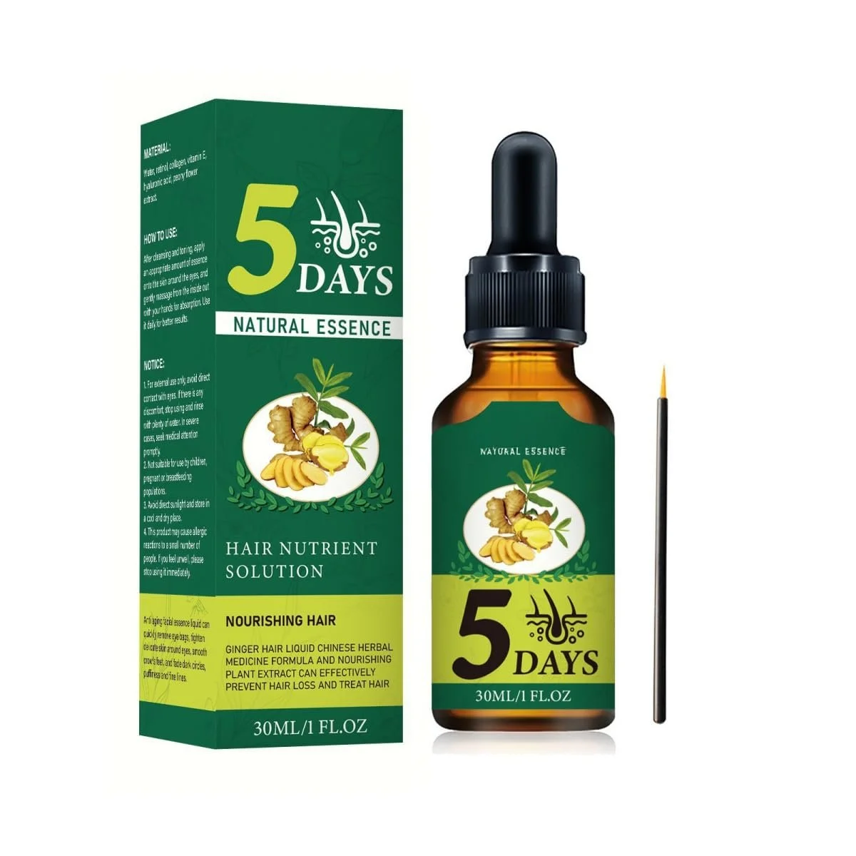 Сироватка для волосся Імбирна Інтенсивний догляд, фото №1