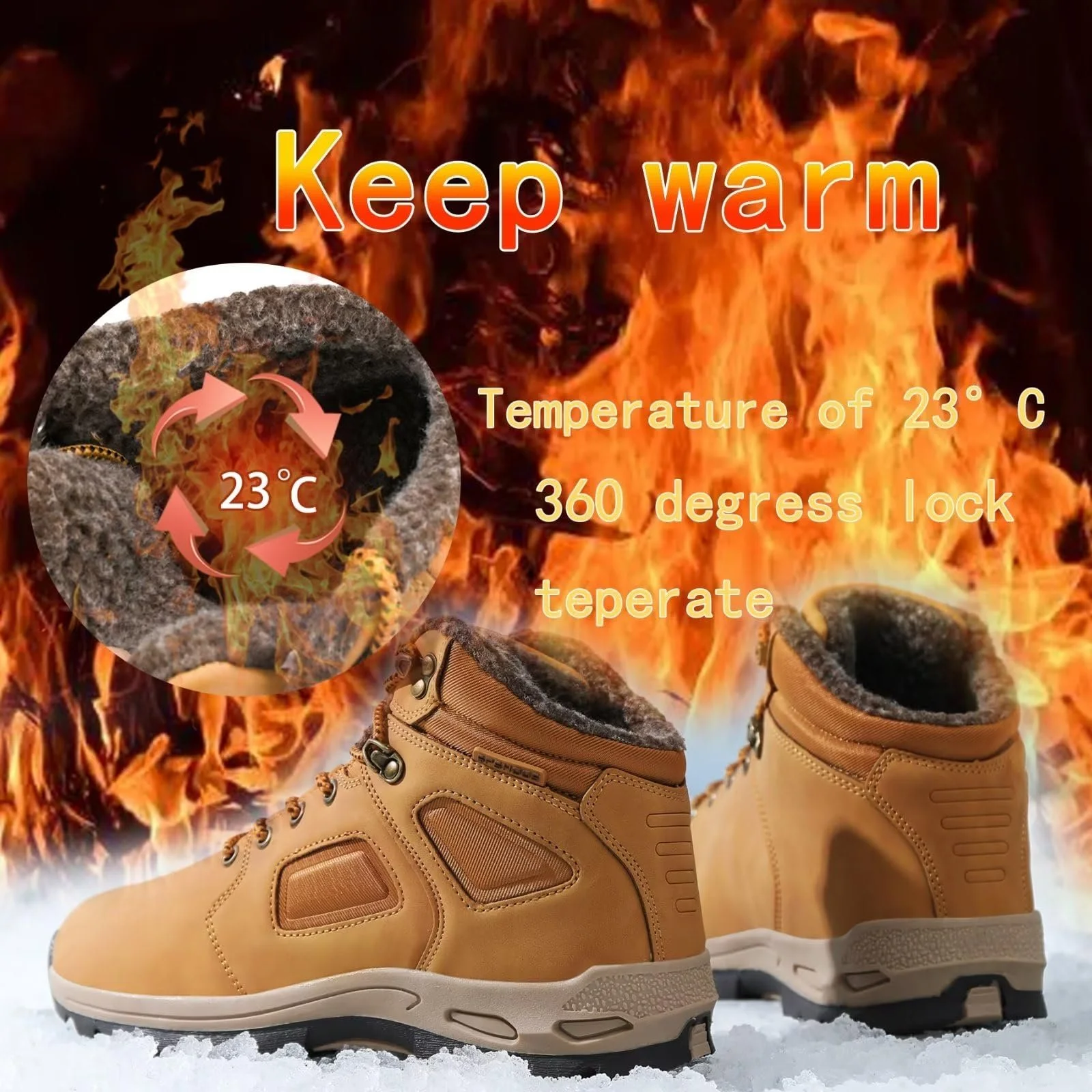 Чоловічі Зимові Черевики SPSHOOS Утеплені, фото №3