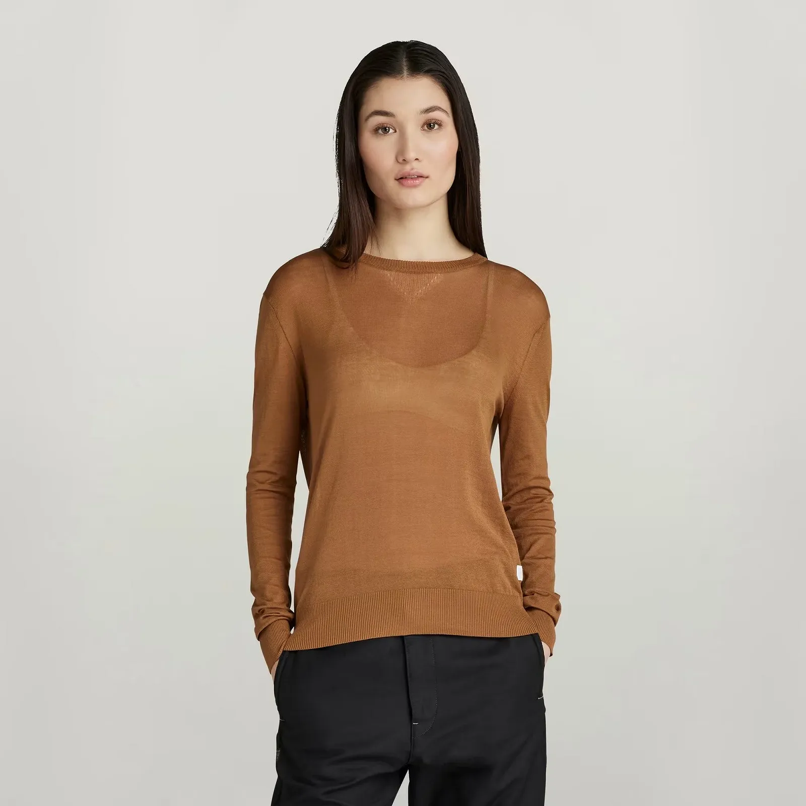 Жіночий в'язаний топ G-Star RAW Core Round Neck Knit - M, фото №1 Жіночий в'язаний топ G-Star RAW Core Round Neck Knit - M, фото №1