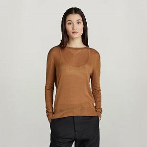 Женский вязаный топ G-Star RAW Core Round Neck Knit - M - Фото 1