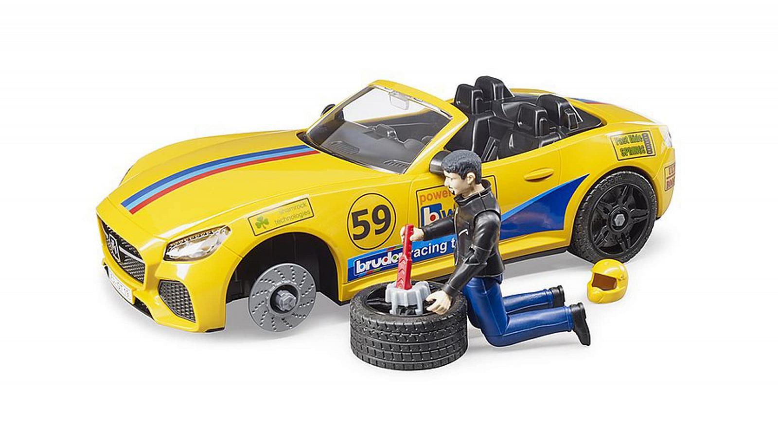 bruder Model RAM 2500 Power Wagon and Roadster Racing Team разноцветный игрушечный, фото №6