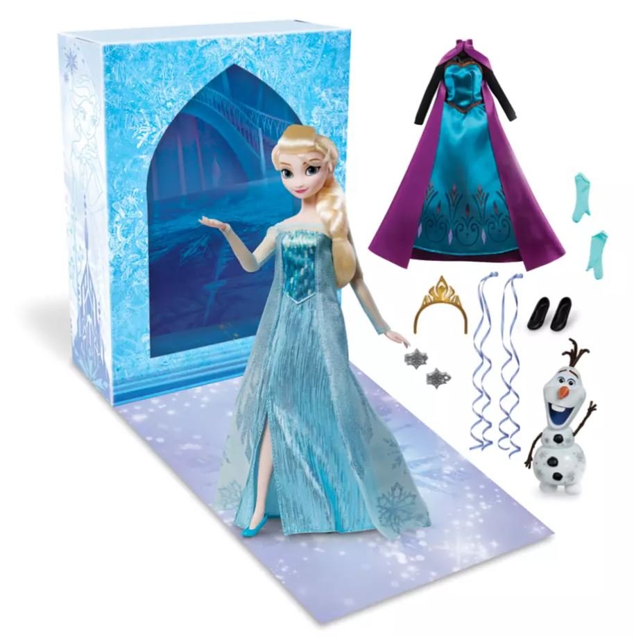 лялька Ельза з додатковою сукнею та аксесуарами Elsa Disney Story Doll – Frozen, фото №1