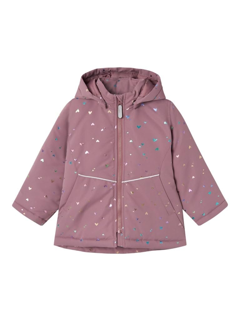 Куртка NAME IT для дівчат Nmfmaxi Glitter Foil коротка, фото №1