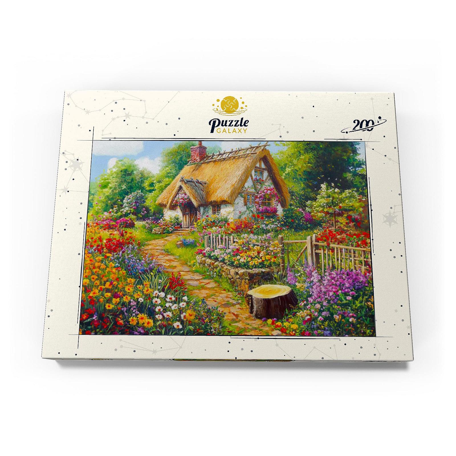 Пазл MyPuzzle Special Collection Romantic Cottage with Blooming Garden 200 элементов, фото №4