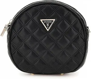 Жіноча сумка Guess Giully Round Mini Чорний - Фото 1