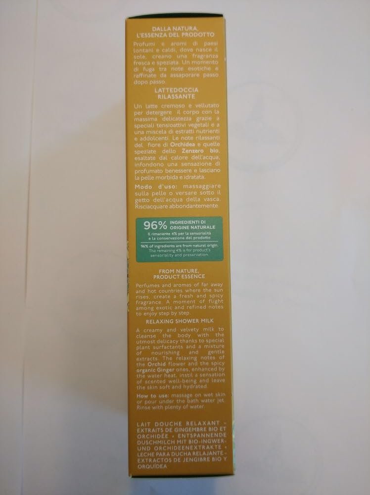 Молочко для душу Nature's Fiori di Zenzero, 200 мл, фото №4