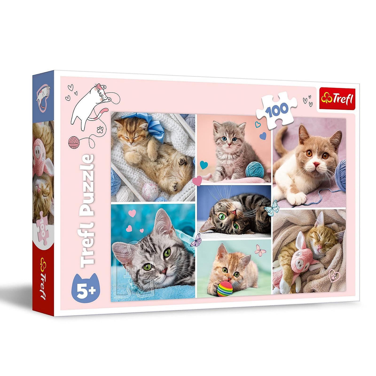 Пазл Trefl In the Cat World 100 элементов 5+, фото №1