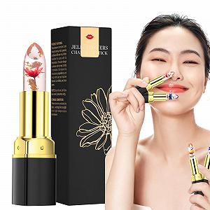 Купить Помада-блеск HOUSN (красная) с цветами, меняющая цвет, прозрачная - Фото 1 Помада-блеск HOUSN (красная) с цветами, меняющая цвет, прозрачная - Фото 1