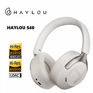 Навушники HAYLOU S40 Hi-Res LDAC ANC Multipoint BT6.0 90 год White - Фото 1