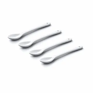 Ложка для джему, цукру, соусу WM Bartleet & Sons 1750 Traditional TSET150, 15 см, біла, набір з 4 штук - Фото 1