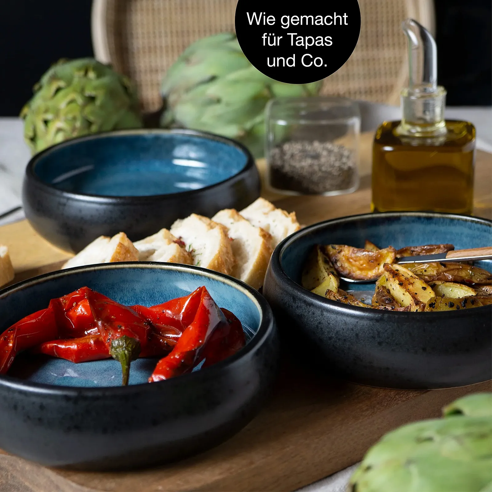 Миска Moritz & Moritz Solid 4 x Маленькие миски 300 мл Камень, фото №3