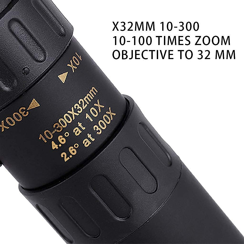 Монокуляр little surprise 4K 10 300 x 40 mm Телезум. Портативний монокуляр до смартфонів Чорний, фото №3