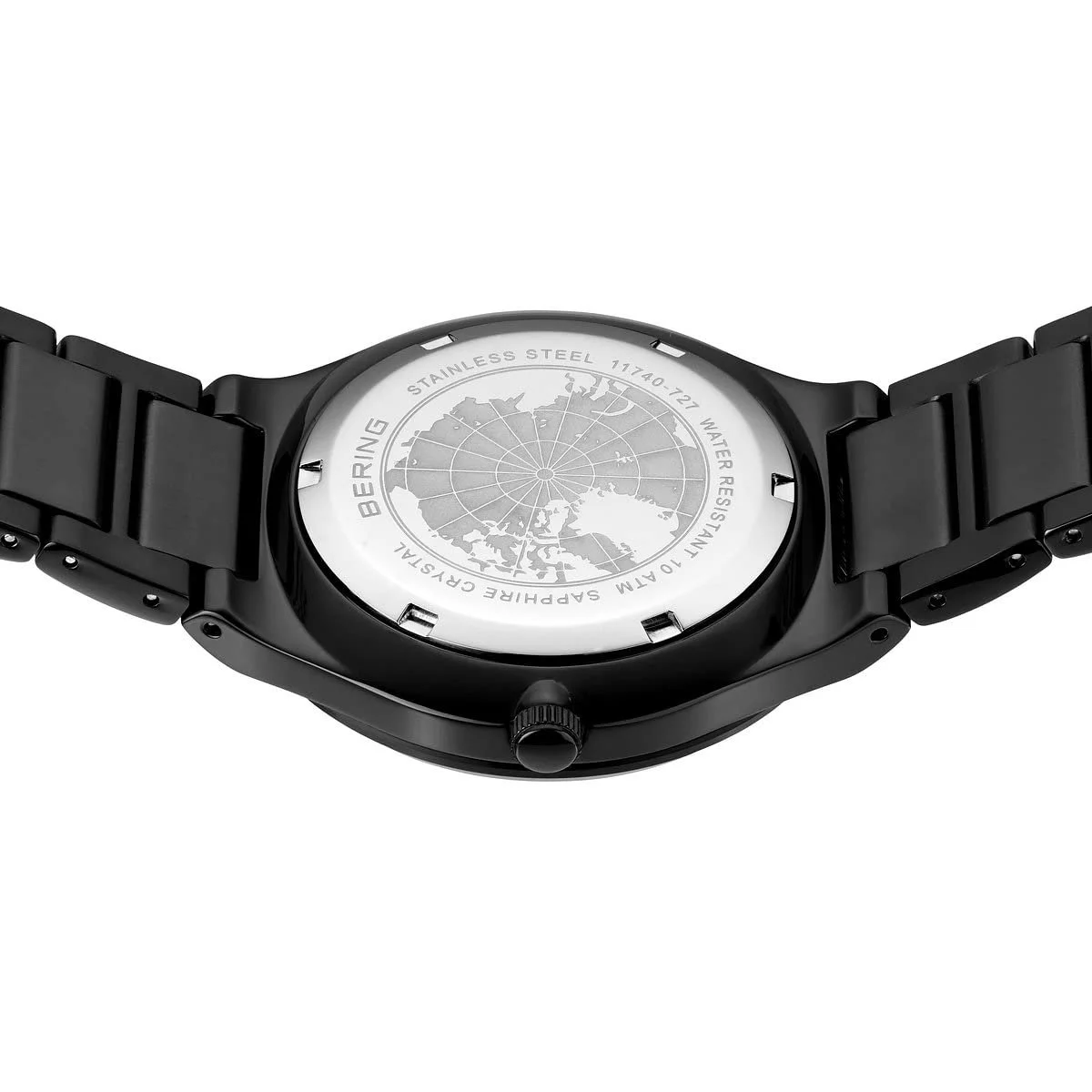 Годинник Кварцовий BERING Ultra Slim Collection Чорний Браслет, фото №3 Годинник Кварцовий BERING Ultra Slim Collection Чорний Браслет, фото №3