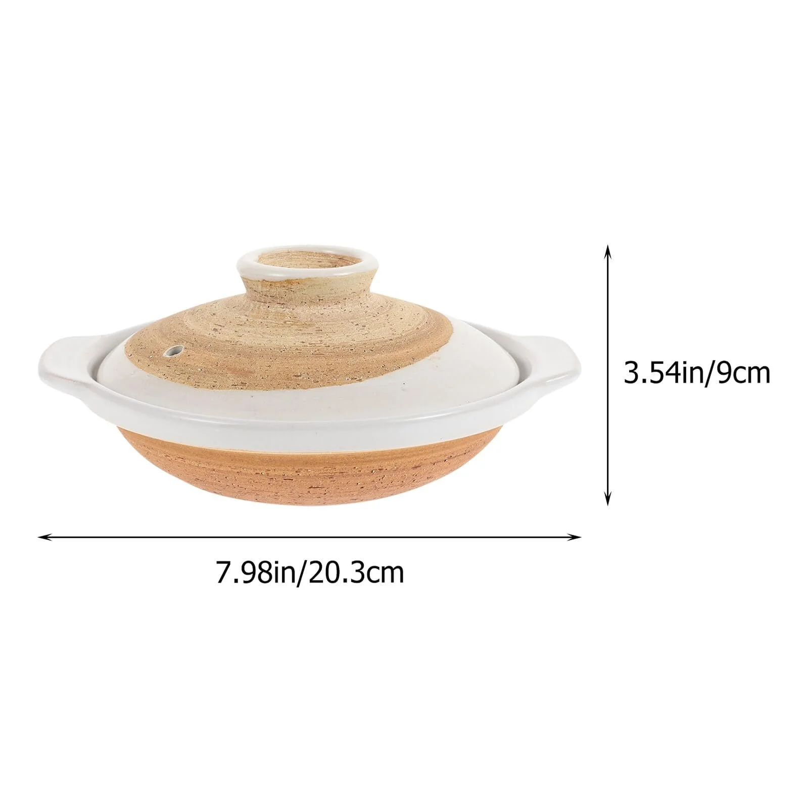 Каструля для запікання BESPORTBLE Ceramic 18 см з кришкою, фото №2