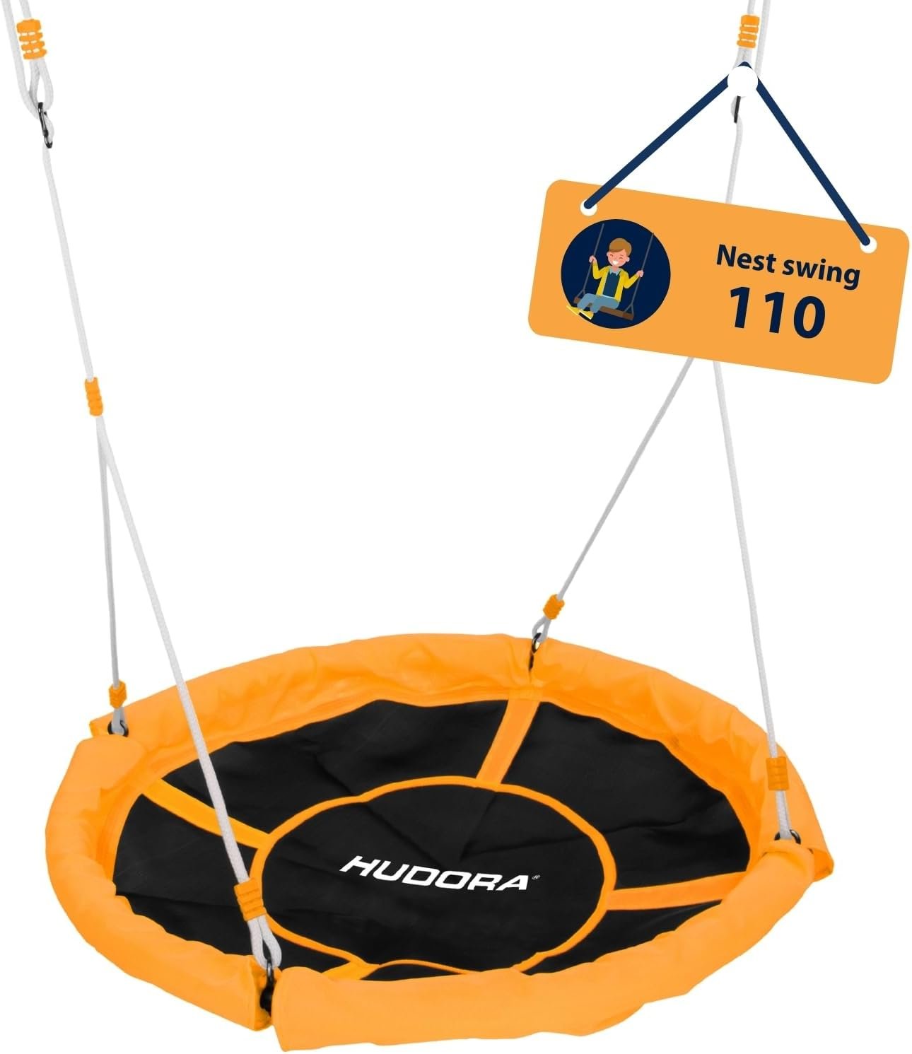 Гойдалка-гніздо Hudora Nest Swing 110 (‎72183) Orange, фото №1