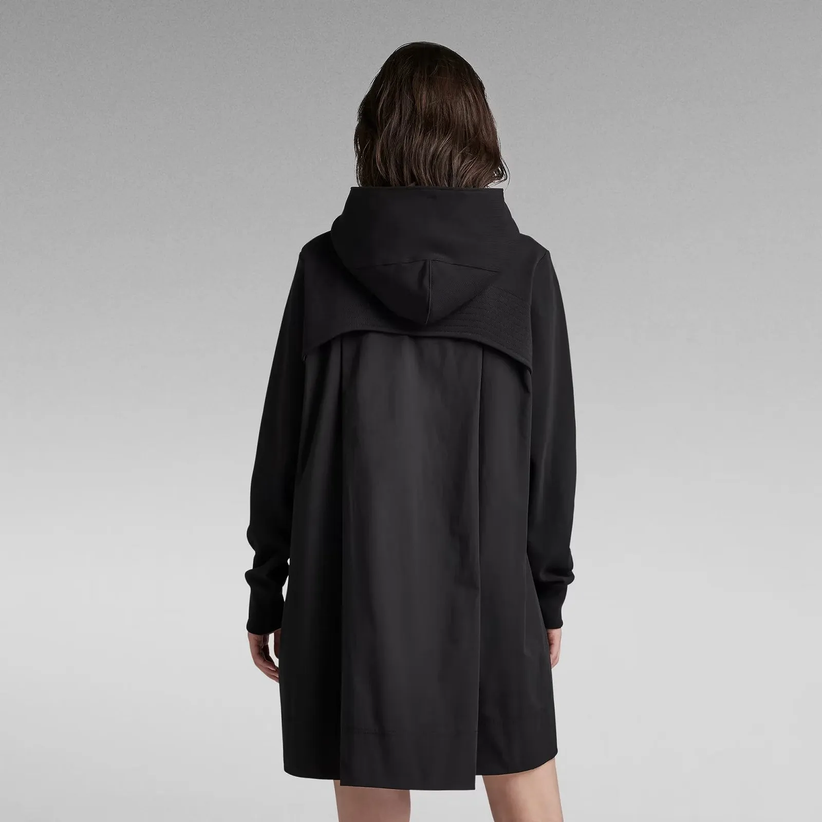 Женское платье G-Star RAW Fabric Mix Loose Hoodie Dress - S, фото №3 Женское платье G-Star RAW Fabric Mix Loose Hoodie Dress - S, фото №3