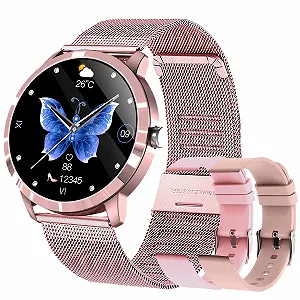 Смартгодинник жіночий, 1.09 дюйми сенсорний - Фото 1