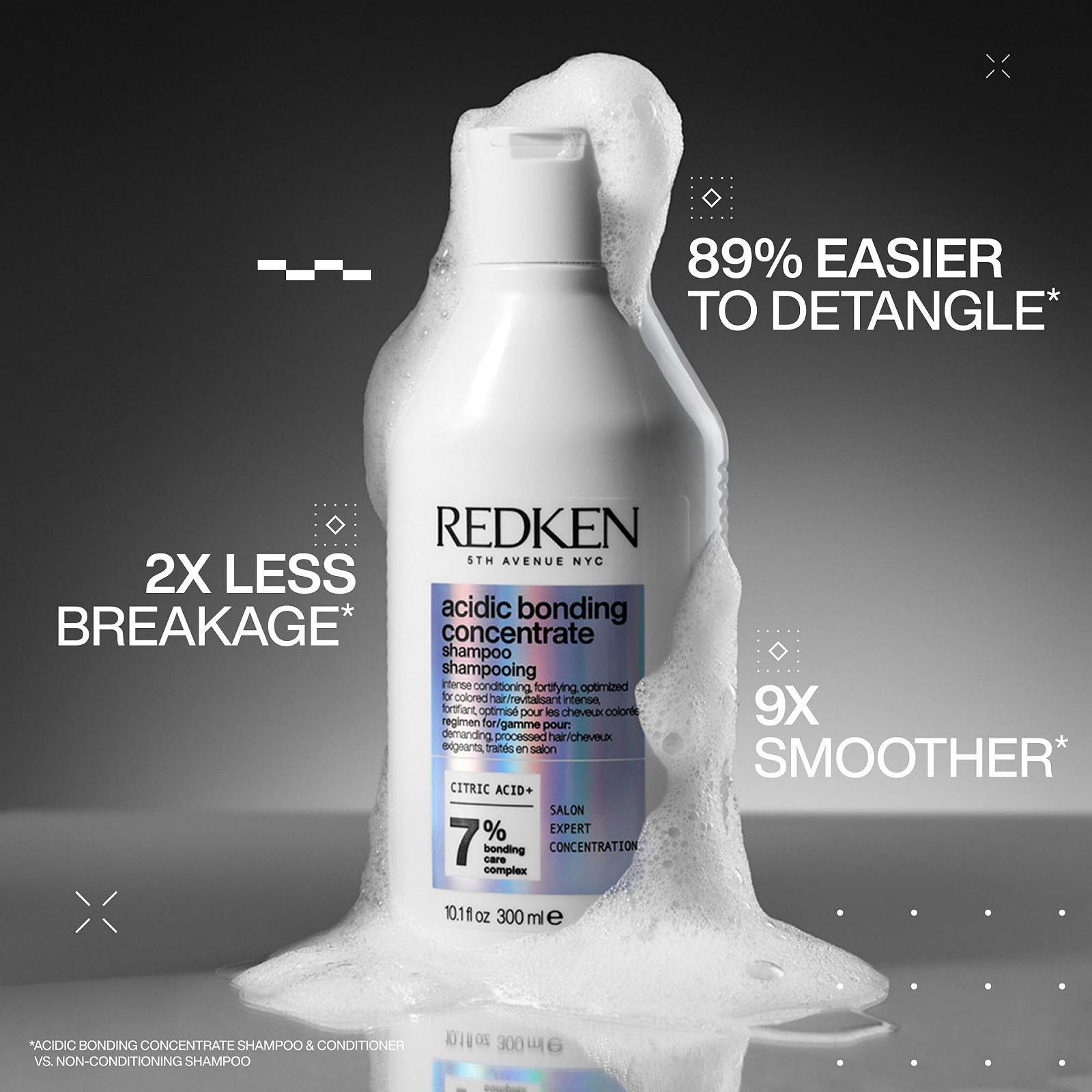 Шампунь Redken Acidic Bonding Concentrate для ухода за волосами с интенсивной защитой от потери цвета, фото №2