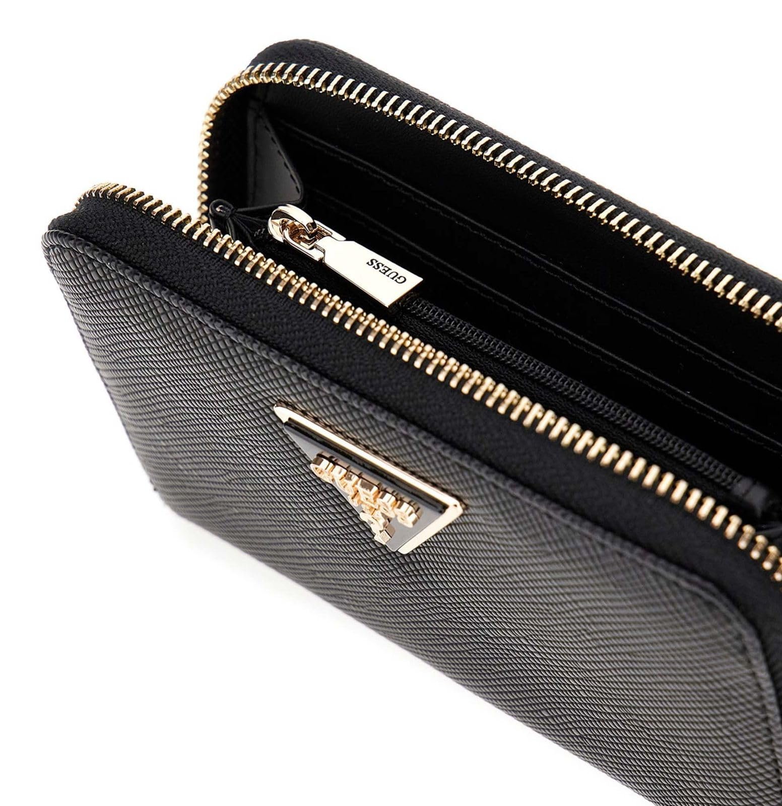 Гаманець Жіночий GUESS Laurel slg zip around black A25GU45 ZG8500140, фото №2