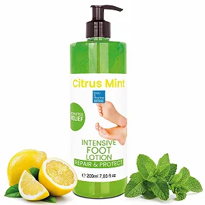 Крем для ног bleu & marine Bretania 200 мл С маслами лимона и мяты увлажняющий против запаха - Фото 1