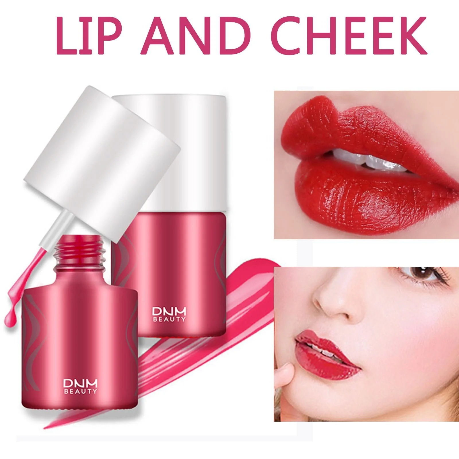 Блиск для губ 2 в 1, Стійкий, не розмазується, не липкий, фото №3