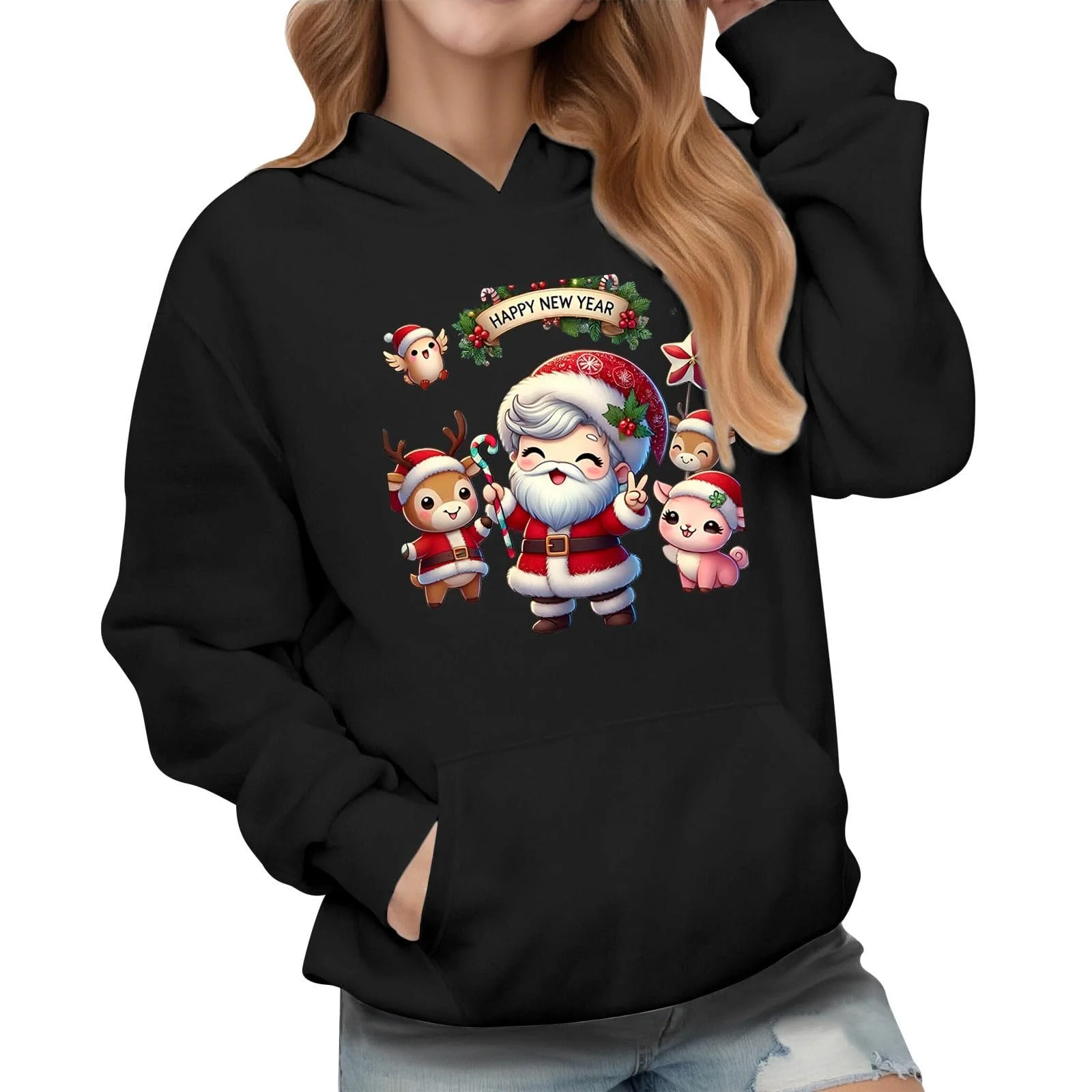 Різдвяна толстовка Generisch з різдвяним мотивом, фото №1