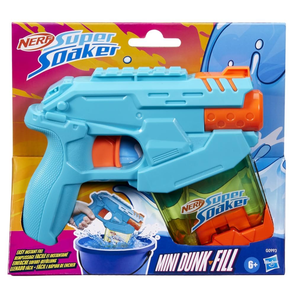 Водяний пістолет Nerf Super Soaker Mini Dunk-Fill, 100 мл, фото №2