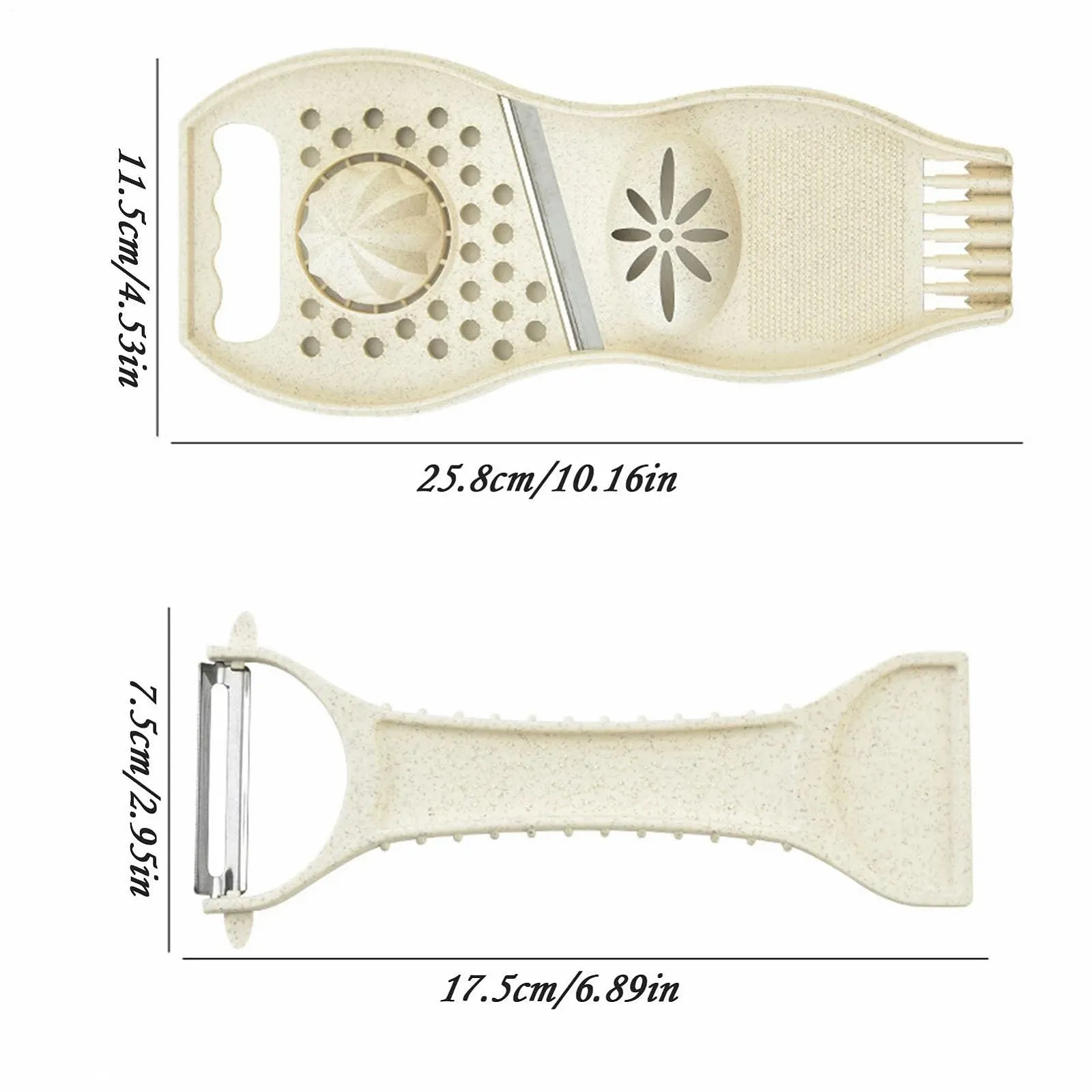 Ручна овочерізка для кухні для нарізки та вижимання соку з цибулі, часнику, моркви, фото №5