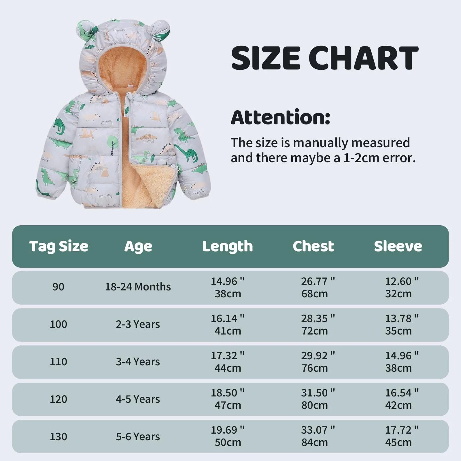 Дитяча зимова куртка з капюшоном JiAmy для хлопчиків і дівчаток, вітрозахисна, фото №6