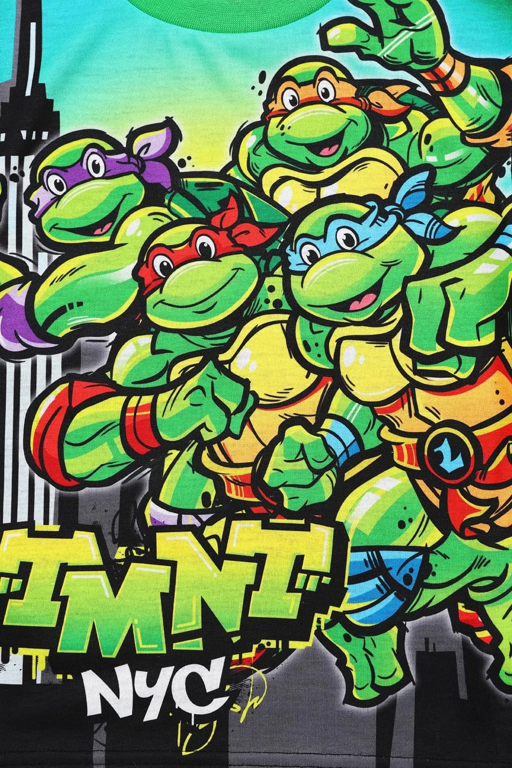 Комплект короткої піжами Teenage Mutant Ninja Turtles для хлопчиків та дівчаток, фото №2
