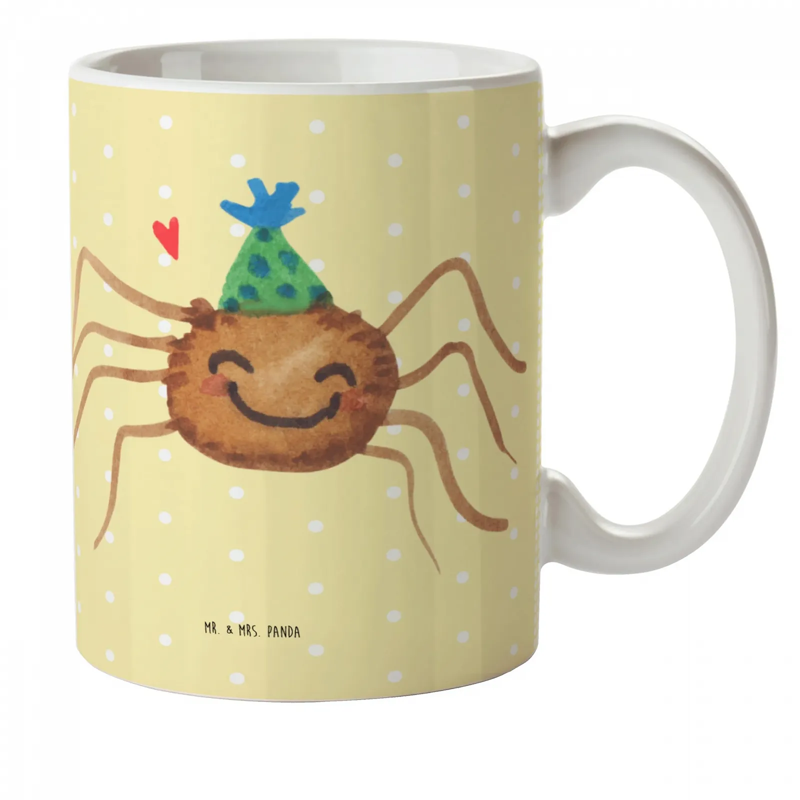 Детская кружка Mr. & Mrs. Panda Паук Agathe Party, фото №1