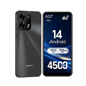 Мобильный телефон invens Note TK02 12ГБ (4+8) + 128ГБ / 256ГБ Android 14 6.52" 4500мАч 16МП + 8МП 4G Dual SIM Black - Фото 1