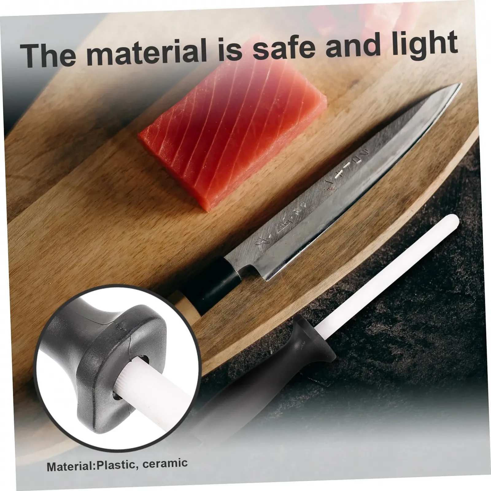 Керамическая точилка для ножей TOYANDONA Легкая и прочная, для кухни и быта, фото №6