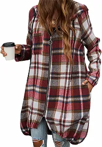 Куртка в клітинку Жіноча - Фото 1