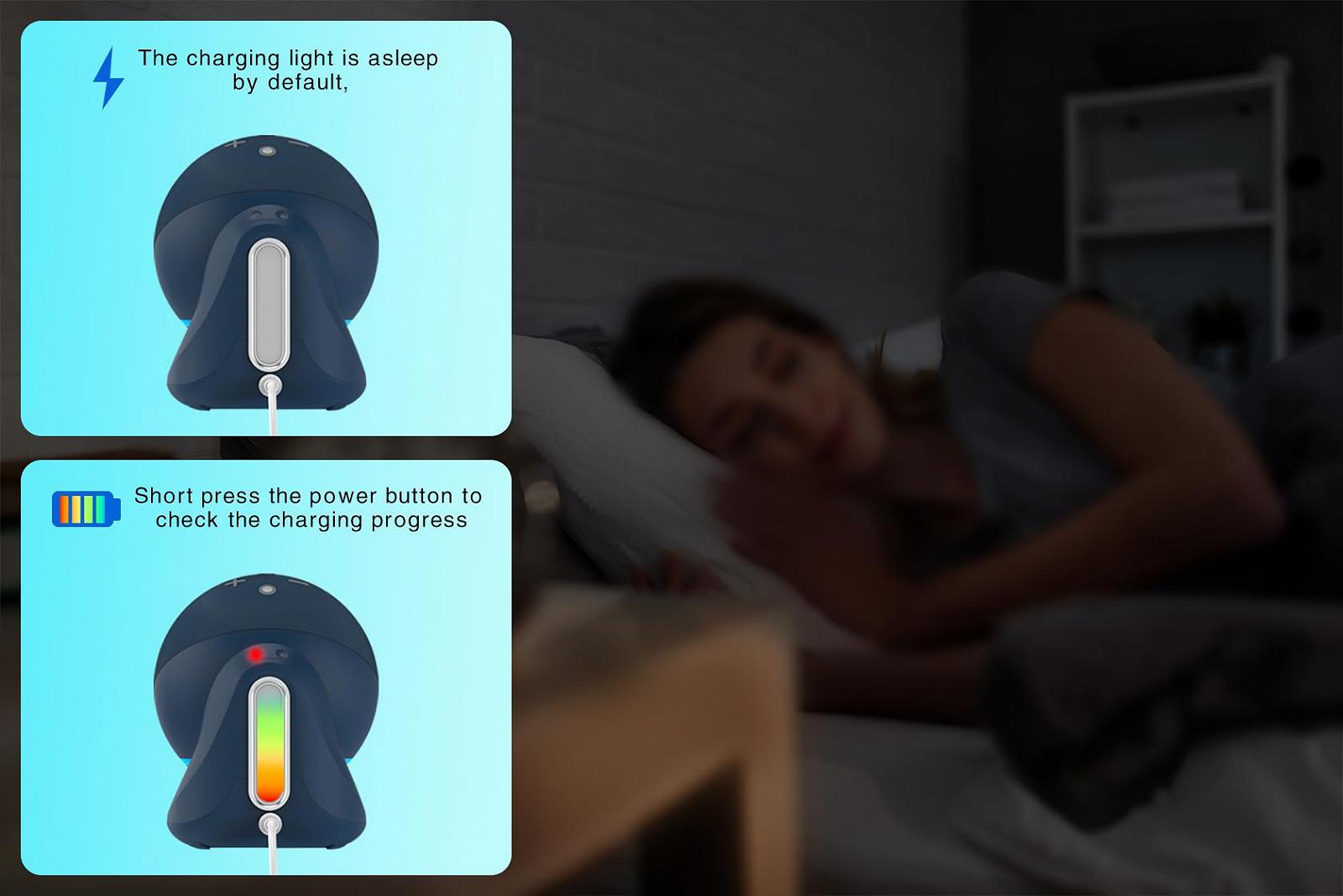 База Fanxoo ED5 батарея музичне світло, білий, фото №4 База Fanxoo ED5 батарея музичне світло, білий, фото №4