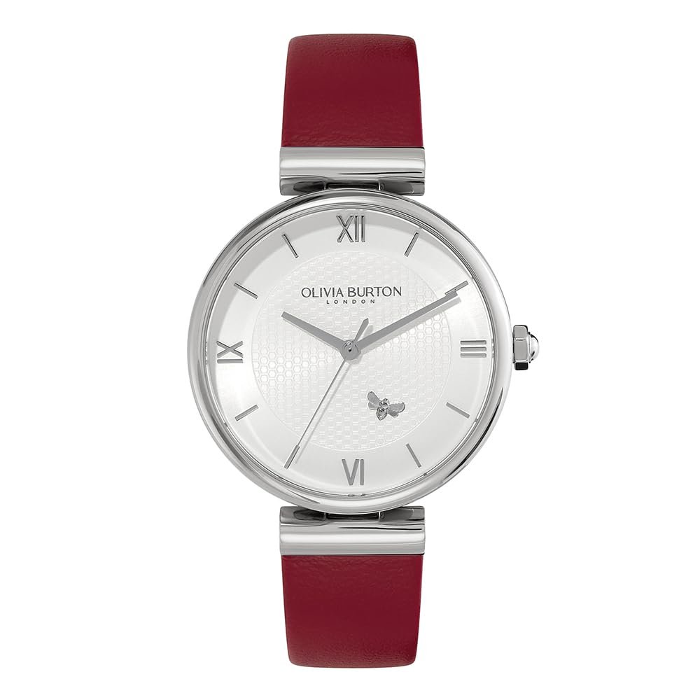 Аналоговий годинник Olivia Burton Minima BEE з шкіряним ремінцем, фото №1