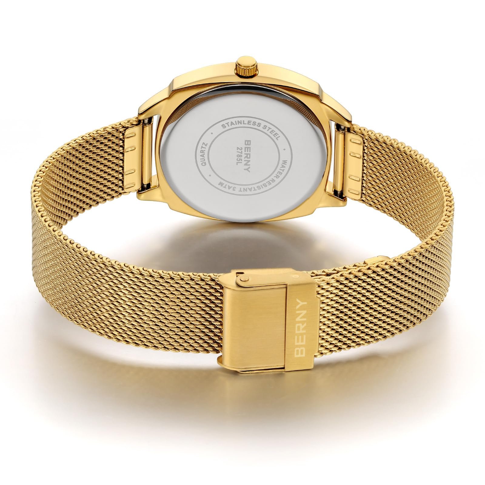 Часы Berny Золотые Классические Аналоговые Кварцевые Винтажные Минималистичные Женские, фото №4 Часы Berny Золотые Классические Аналоговые Кварцевые Винтажные Минималистичные Женские, фото №4