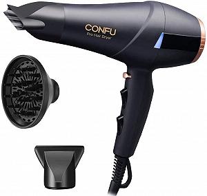 Фен Confu Ionic Salon Professional, 2300 Вт, чорний - Фото 1