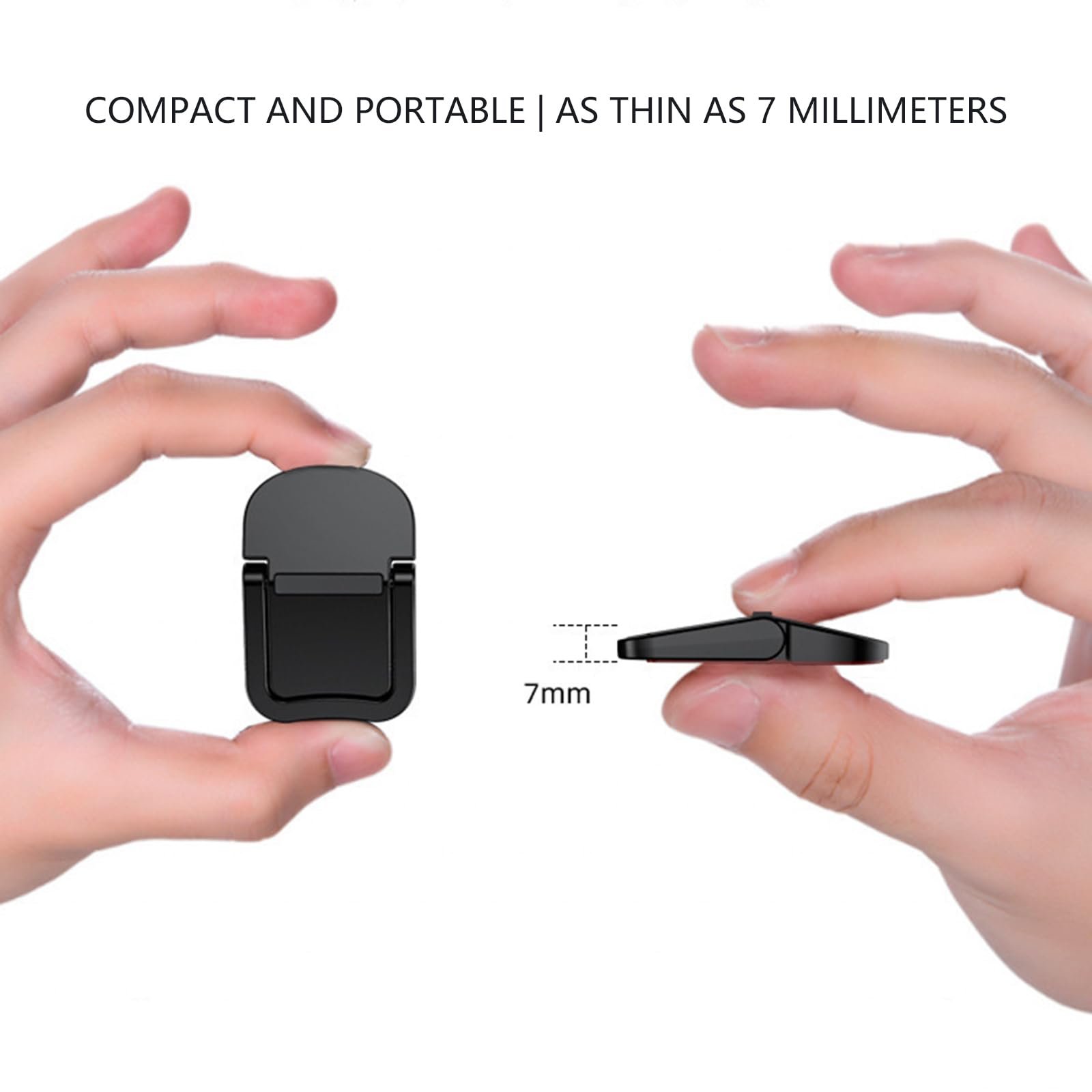 Подставка для ноутбука портативная алюминиевая складная с регулировкой высоты, 2 шт, фото №3