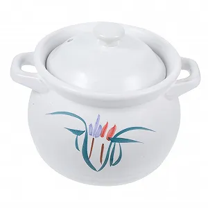 Каструля для тушкування PartyKindom керамічна термостійка з ручкою - Фото 1