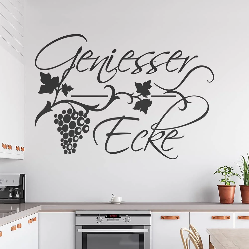 Наклейка на стену Geniesser Corner Grape 6 размеров, фото №1