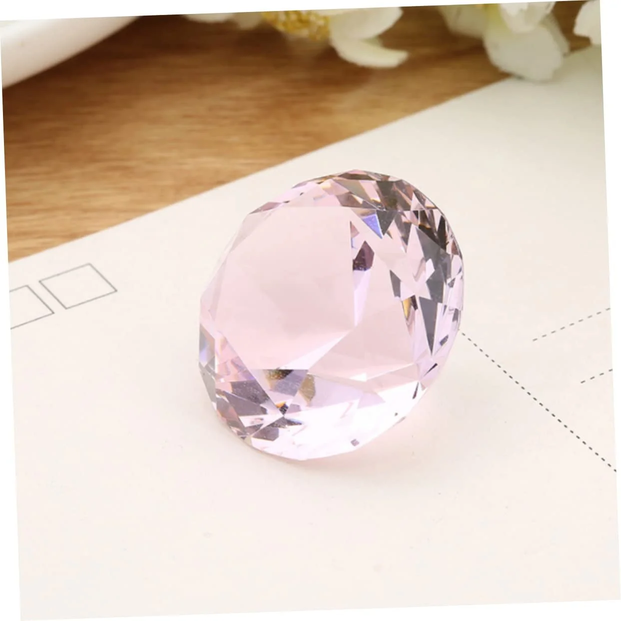 Кришталеві діаманти POPETPOP Рожеві декоративні для весіль, вечірок та домашнього декору, фото №4