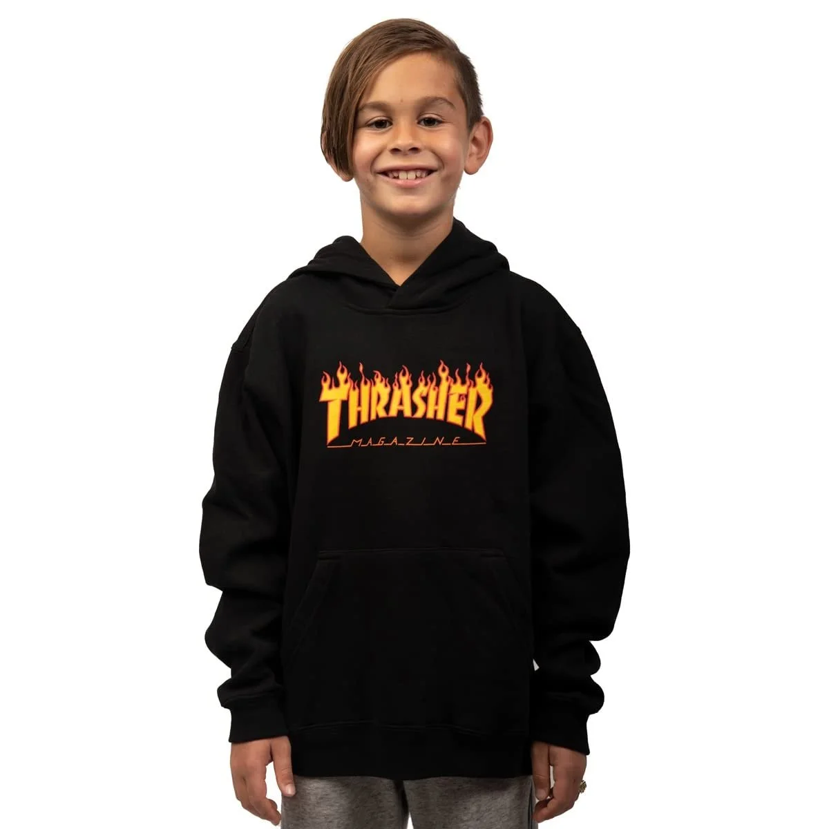 Дитяча Толстовка Thrasher Flame (Чорний), фото №1