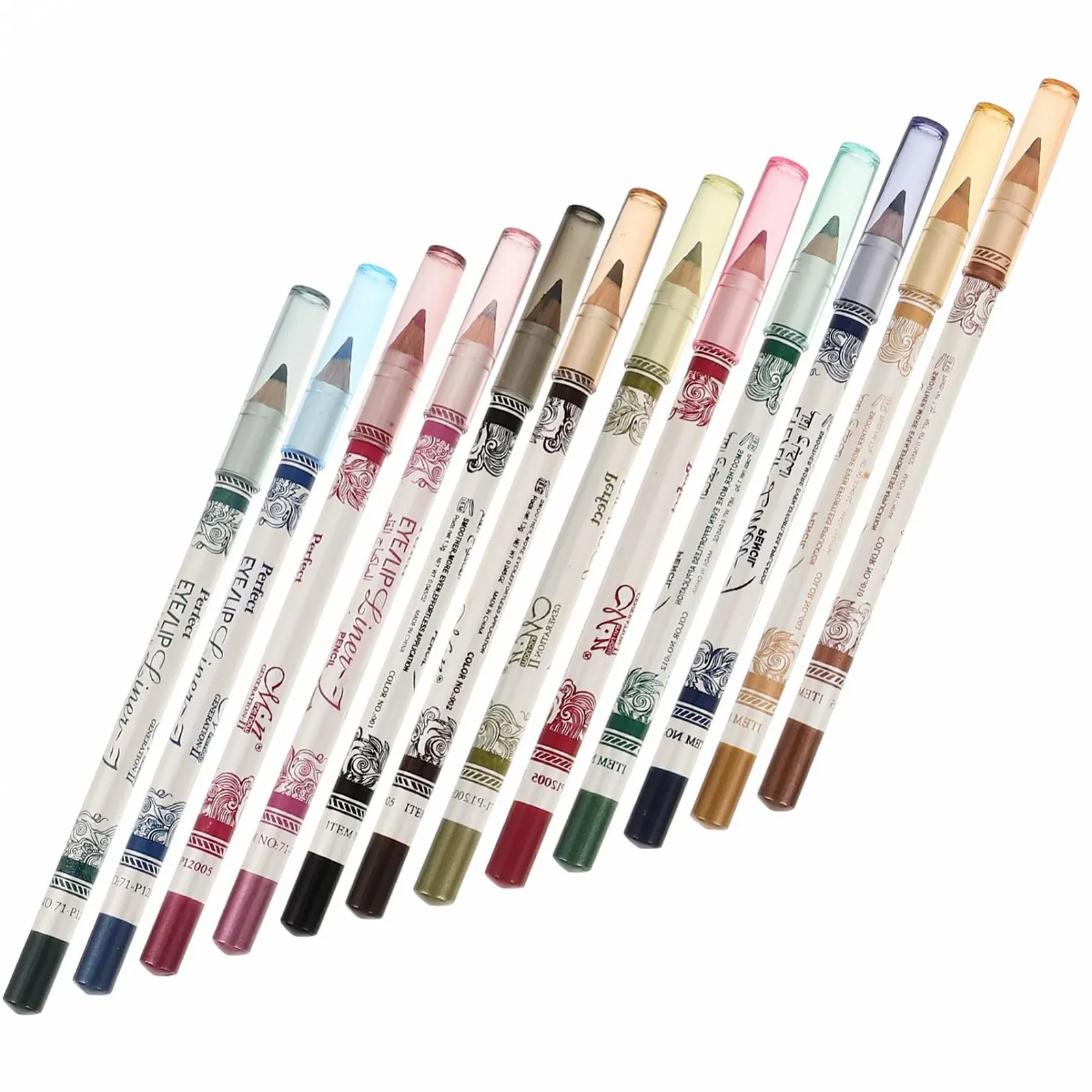 Олівець для очей Angoily 12 кольорів, фото №2 Олівець для очей Angoily 12 кольорів, фото №2