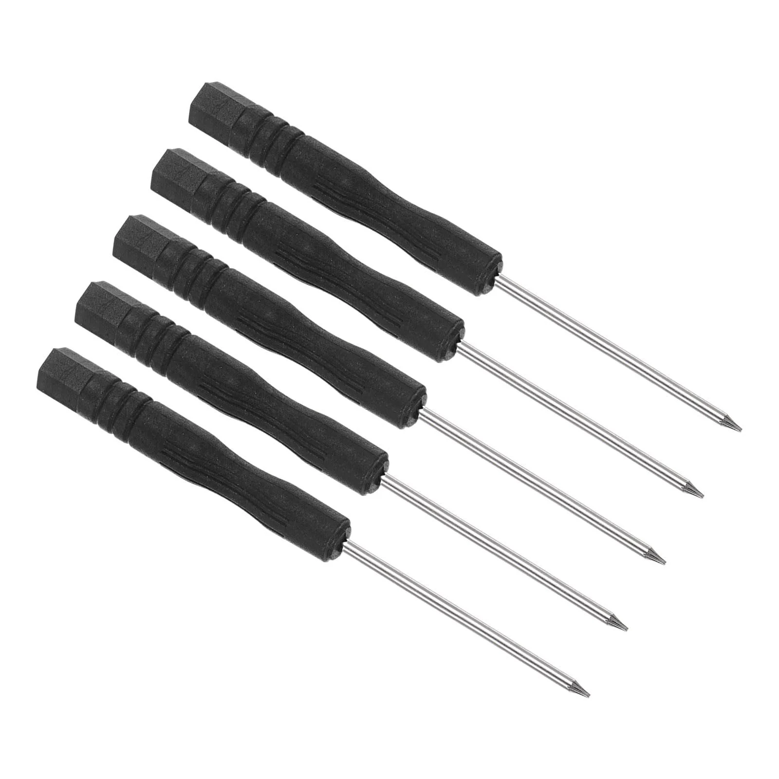 Викрутка прецизійна Torx T3 82 мм сталева з антиковзною рукояткою 5 шт., фото №1